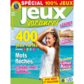 JEUX VACANCES SPÉCIAL 100%...